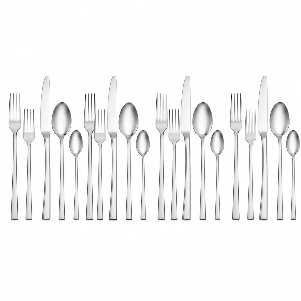 Northline Linear Flatware, 20-Piece Service for 4